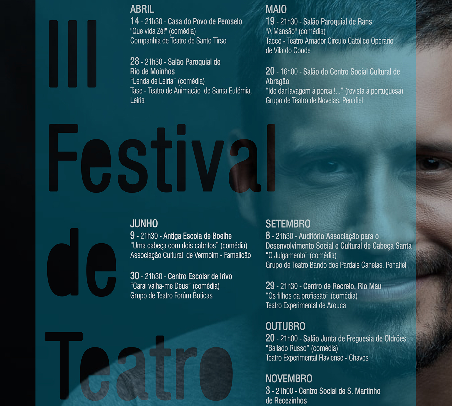 III Festival Teatro Sentir Penafiel CARTAZ GERAL 1 1