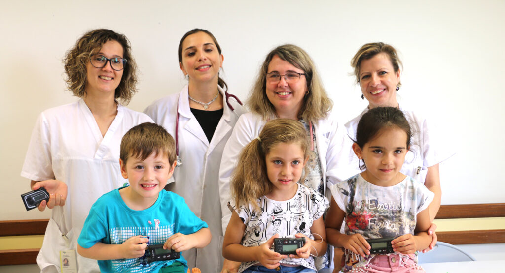 Três crianças com diabetes recebem bomba de insulina no CHTS 1 Bombas2 1