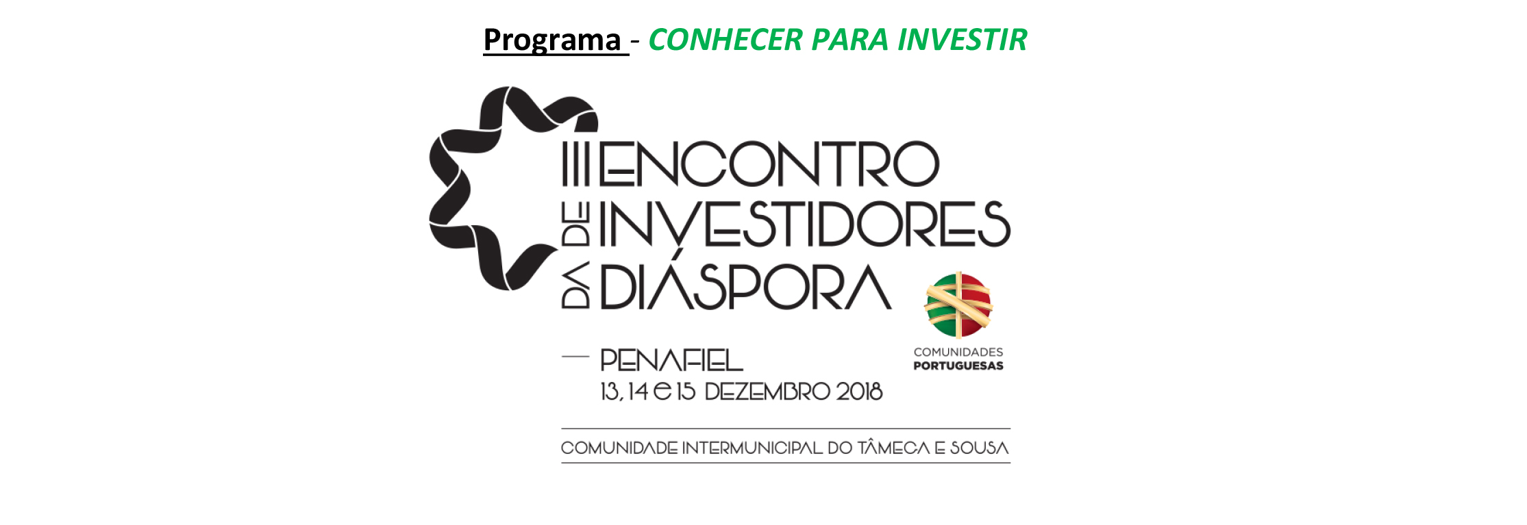 Programa III Encontro de Investidores da Diáspora 1 1