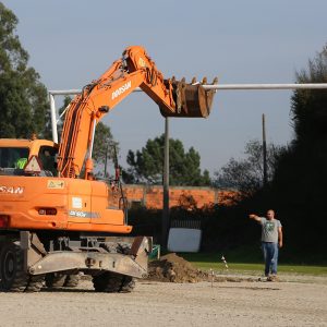 ADC Frazao Obras no sintetico