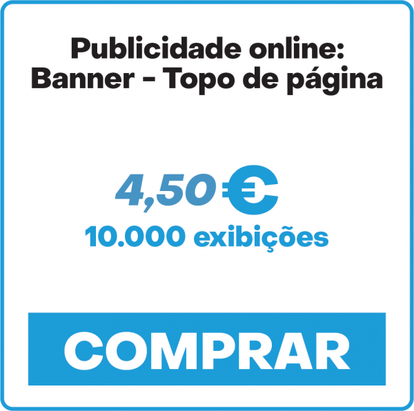 Publicidade online - Banner (1) Topo de página