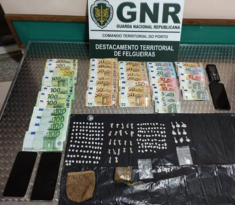 Investigação leva à captura de três traficantes de droga no Vale do Sousa