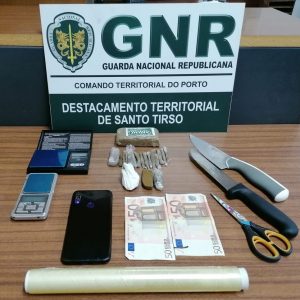 Jovem detido com 282 doses de haxixe. Pertencia a rede que operava em Paços de Ferreira