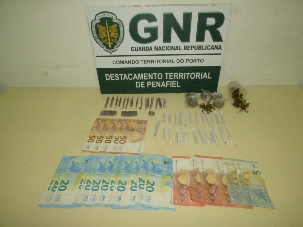 Homem detido em Penafiel por tráfico de droga