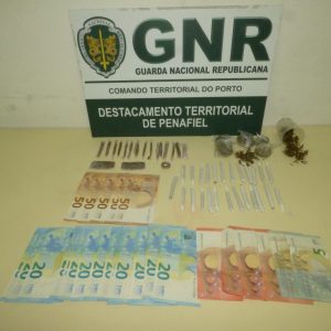 Homem detido em Penafiel por tráfico de droga