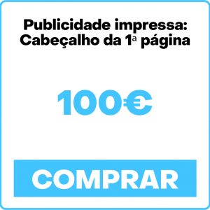 Publicidade impressa - Cabeçalho 1.ª página