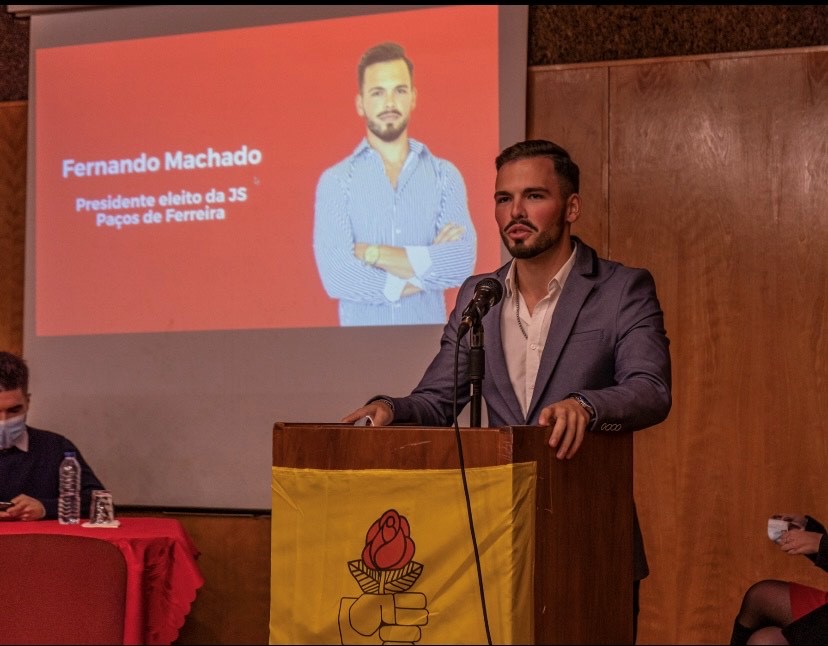 Fernando Machado toma posse como presidente da Juventude Socialista de Paços de Ferreira