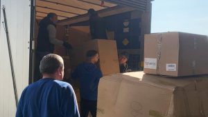 Várias toneladas de bens angariados em Paços de Ferreira entregues em Lviv
