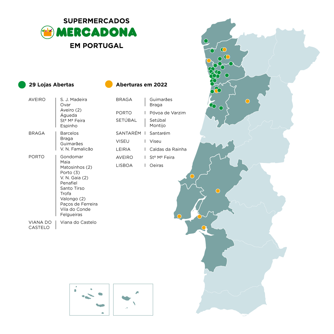 Mapa Mercadona