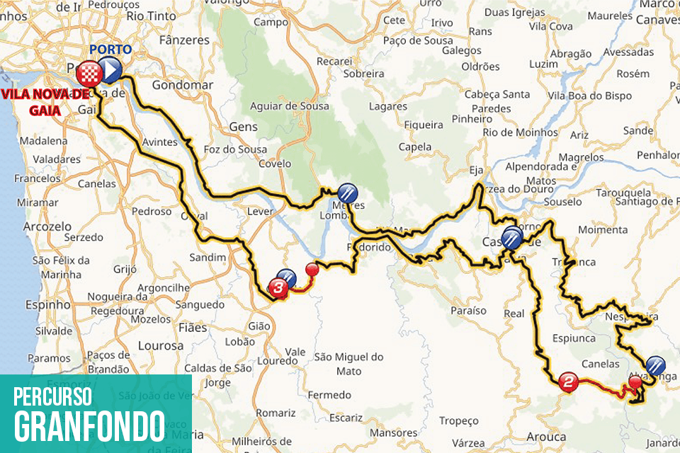 Percurso do Granfondo