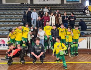 Equipa de Sub 13 da Juventude Pacense presença no Campeonato Nacional de Hóquei em Patins