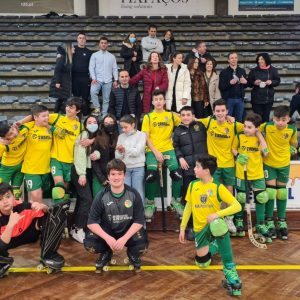 Equipa de Sub 13 da Juventude Pacense presença no Campeonato Nacional de Hóquei em Patins