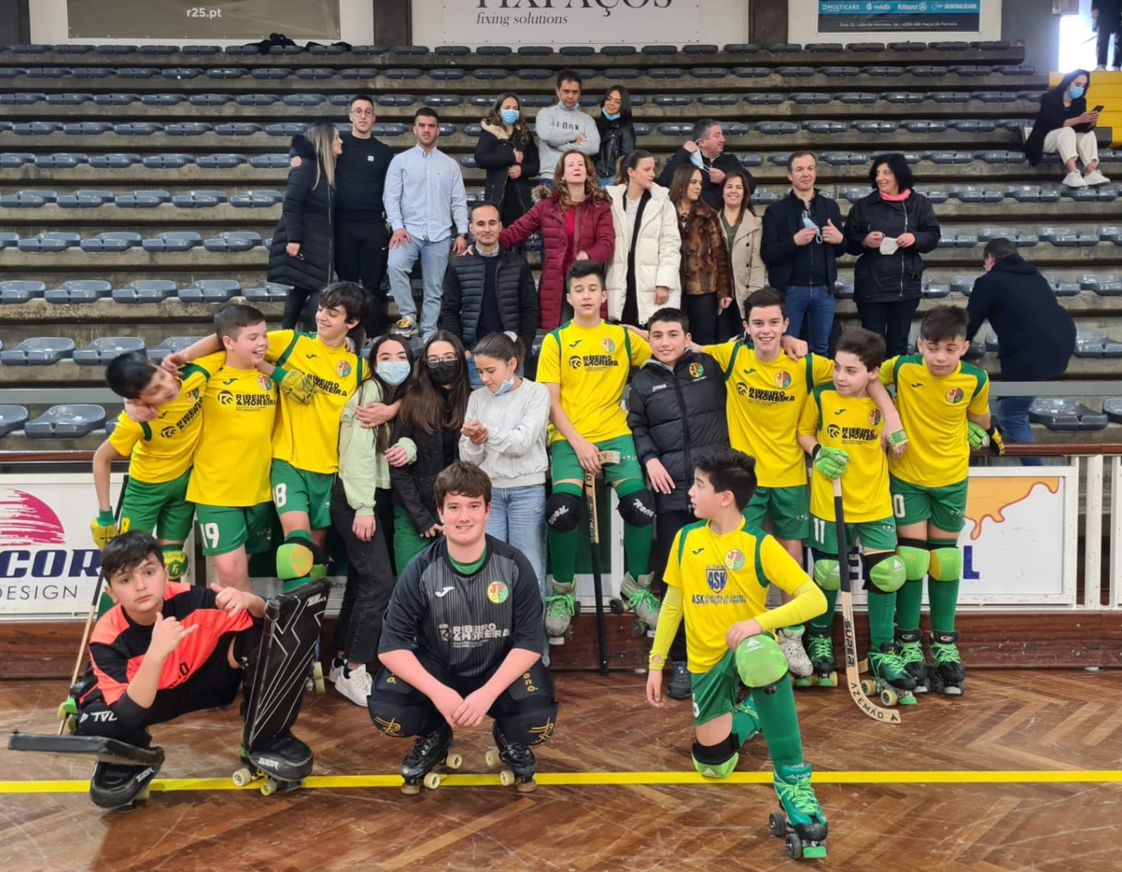 Equipa de Sub 13 da Juventude Pacense presença no Campeonato Nacional de Hóquei em Patins