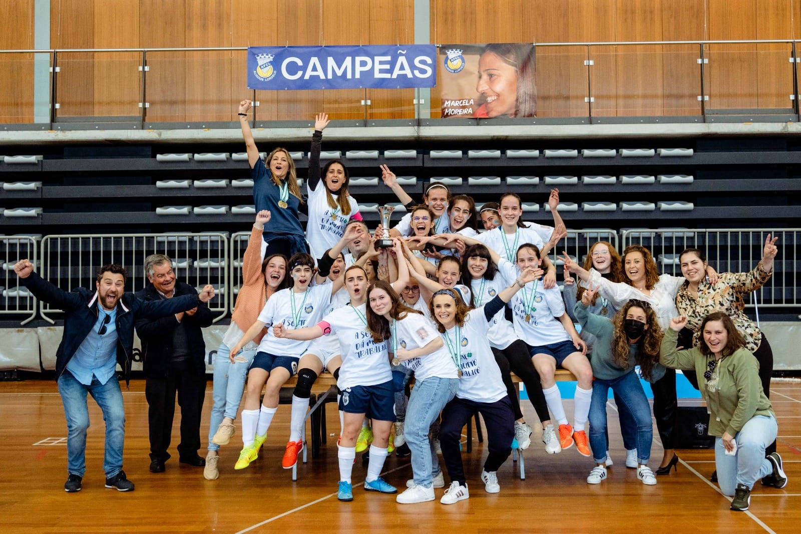 Futsal feminino do Aliados FC Lordelo vence campeonato distrital de juvenis