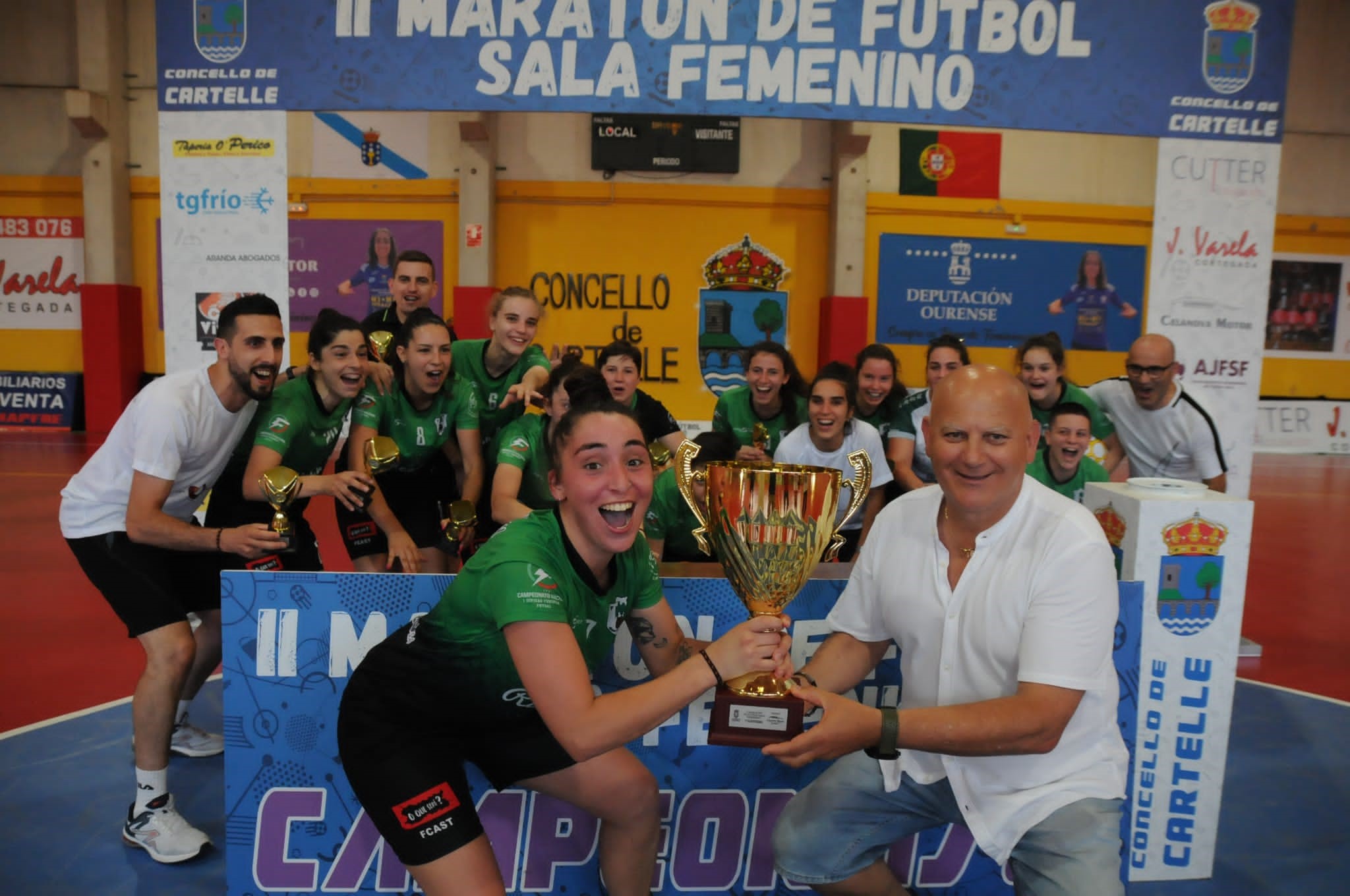 Águias de Santa Marta vitoriosas em torneio ibérico de futsal feminino