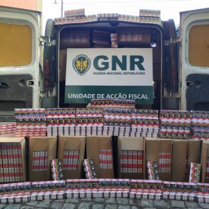 GNR apreende mais de 3,7 milhões de cigarros em Paredes
