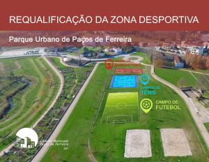 Secretário de Estado da Juventude e Desporto vai inaugurar zona desportiva do Parque Urbano de Paços de Ferreira