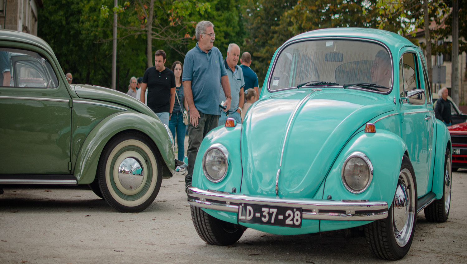 Encontro de automóveis em Paços de Ferreira