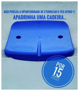 iPFR 747 DESP Cadeiras na nova bancada do SC Freamunde podem ser apadrinhadas