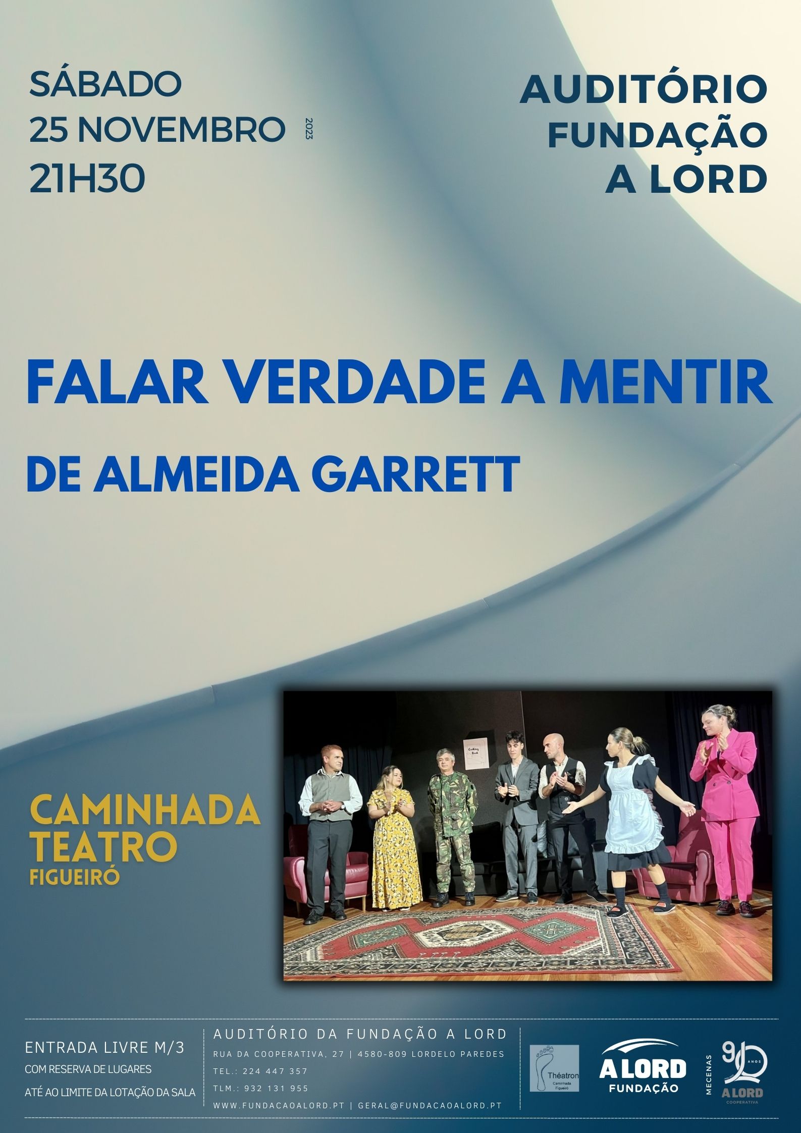 cartaz Teatro de Figueiro