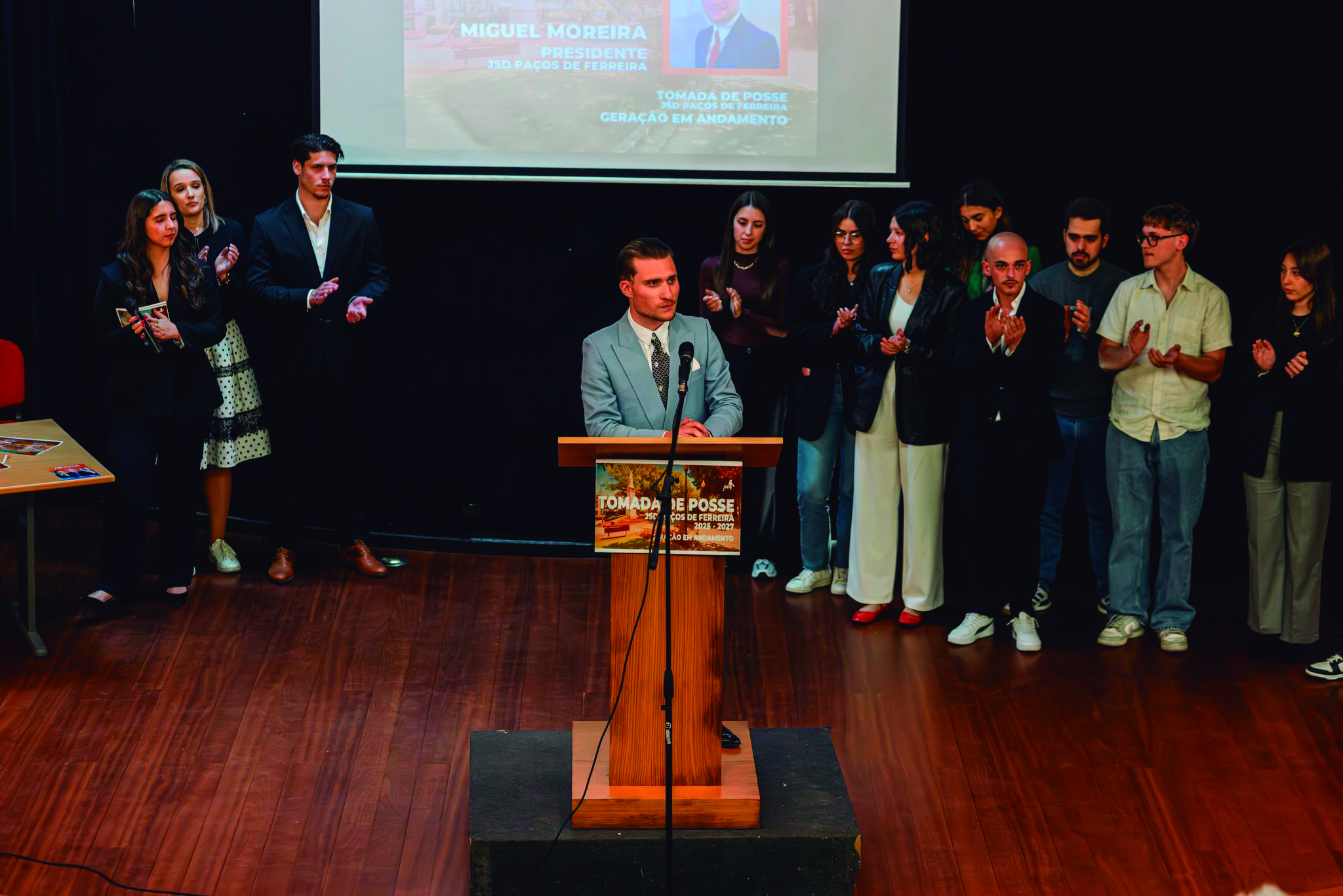 iPFR 801 ACTU Miguel Moreira toma posse como presidente da JSD Pacos de Ferreira