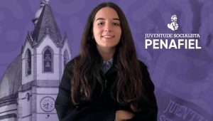 Isabel Ferraz e a nova presidente da Juventude Socialista de Penafiel
