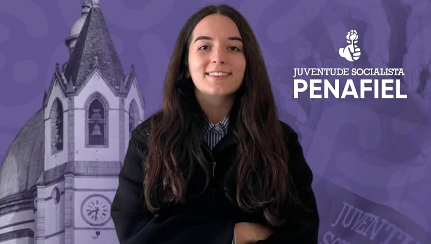 Isabel Ferraz e a nova presidente da Juventude Socialista de Penafiel