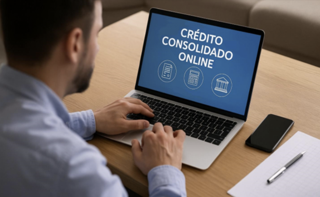 Quais são as vantagens e os riscos de solicitar um crédito consolidado online? 1 Imagem gerada por IA