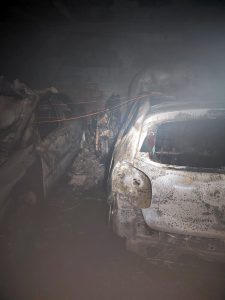 Fogo no Sistelo obrigou à retirada de 111 pessoas e atingiu 32 viaturas 4 Carros incendio