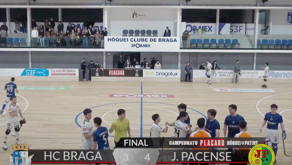 Juventude Pacense "vinga-se" em Braga (4-3) e escala na tabela do Campeonato Placard 3 HCB3JP4
