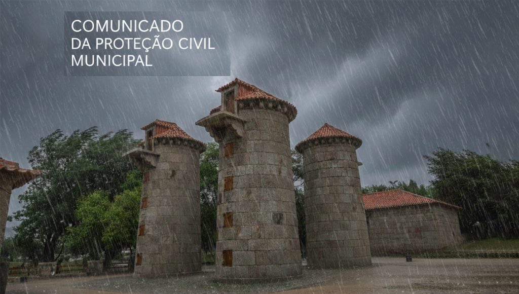 MAU TEMPO: Chuva forte e risco de inundações nos próximos dias 1 ProtecaoCivil Pacos