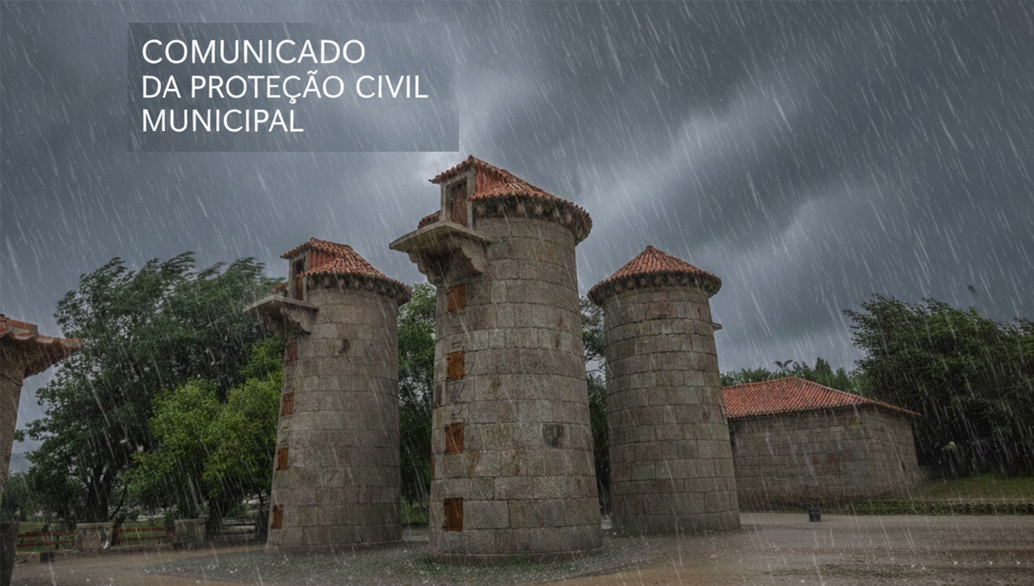 MAU TEMPO: Chuva forte e risco de inundações nos próximos dias 3 ProtecaoCivil Pacos