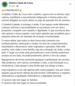 Comunciado ACCROCA