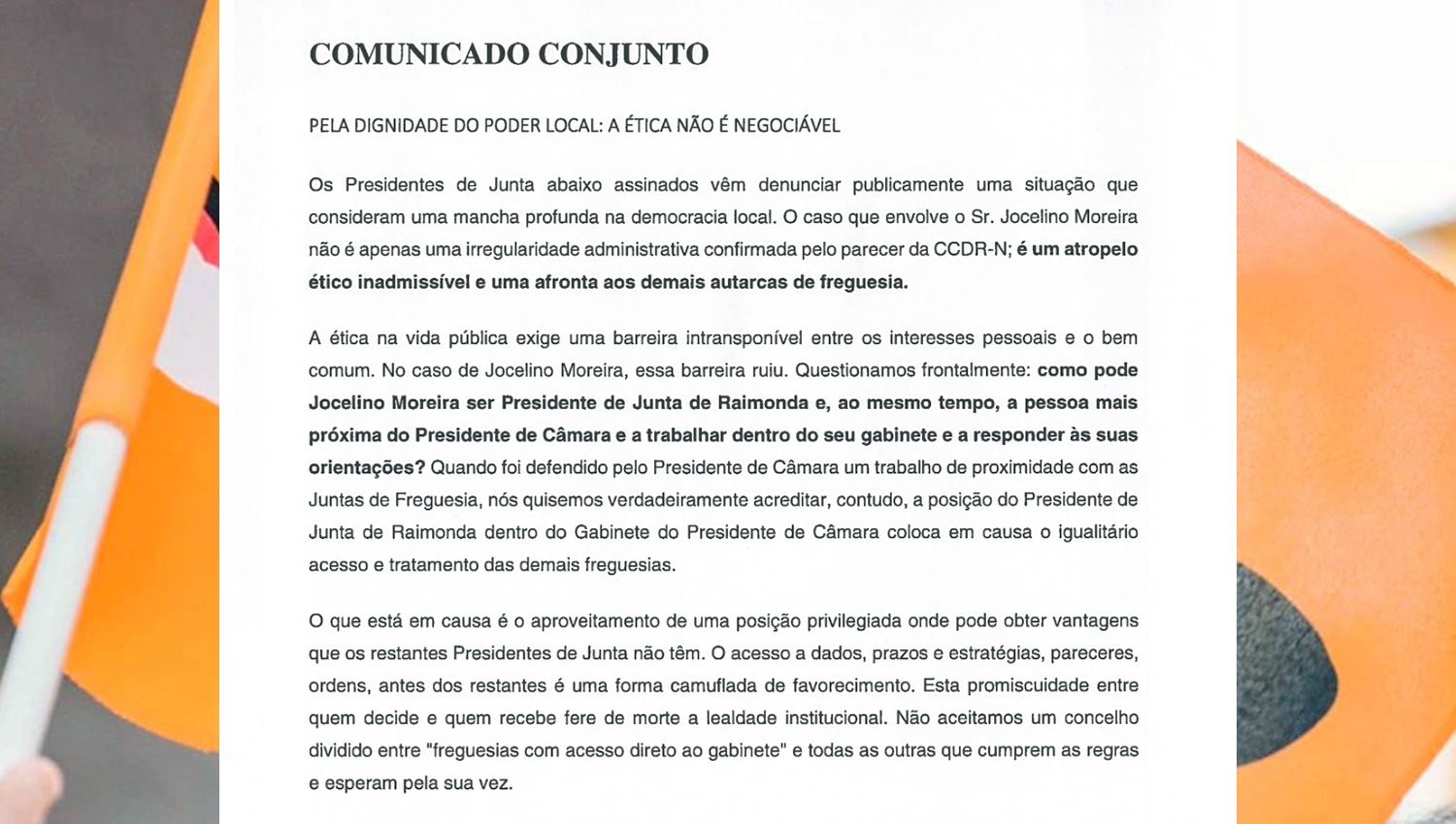 PSD Comunicado