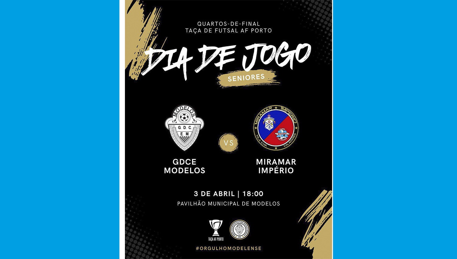 Taça AF Porto: GDCE Modelos procura carimbar passagem histórica à “Final Four” 3 EscolasModelos final