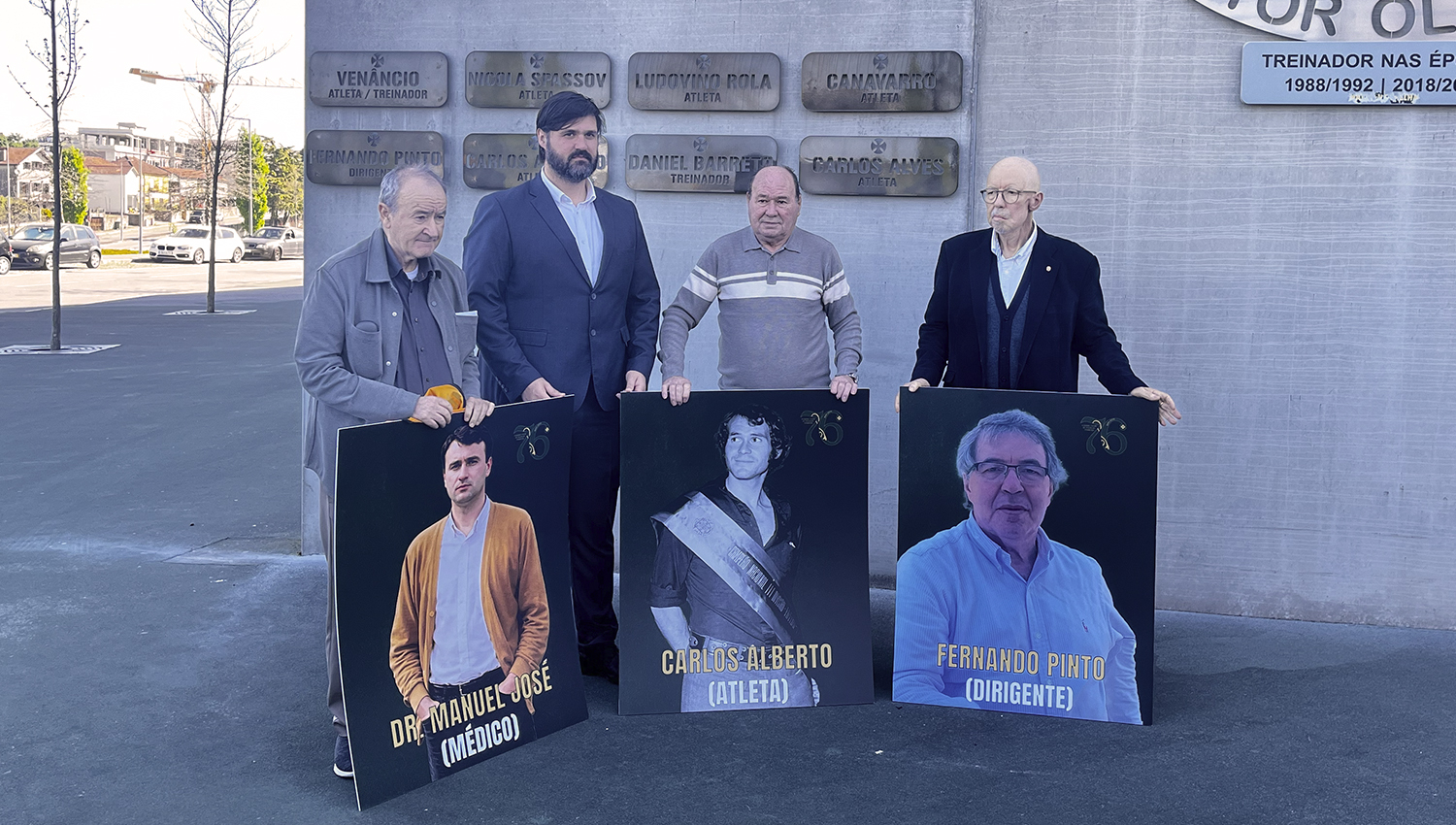FC Paços de Ferreira celebra 76 anos: Mural Pacense cresce com três novos nomes imortalizados 3 Homenagens 25abril26