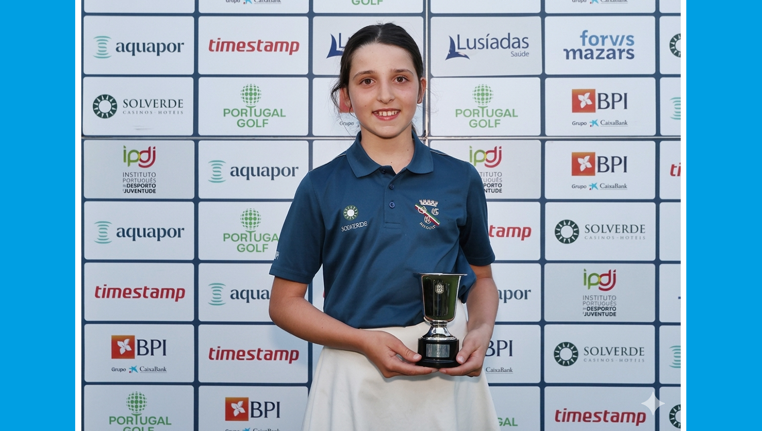 Catarina Loureiro sagra-se vice-campeã nacional de golfe em Sub-12 3 CatarinaLoureiroGOLF final 2
