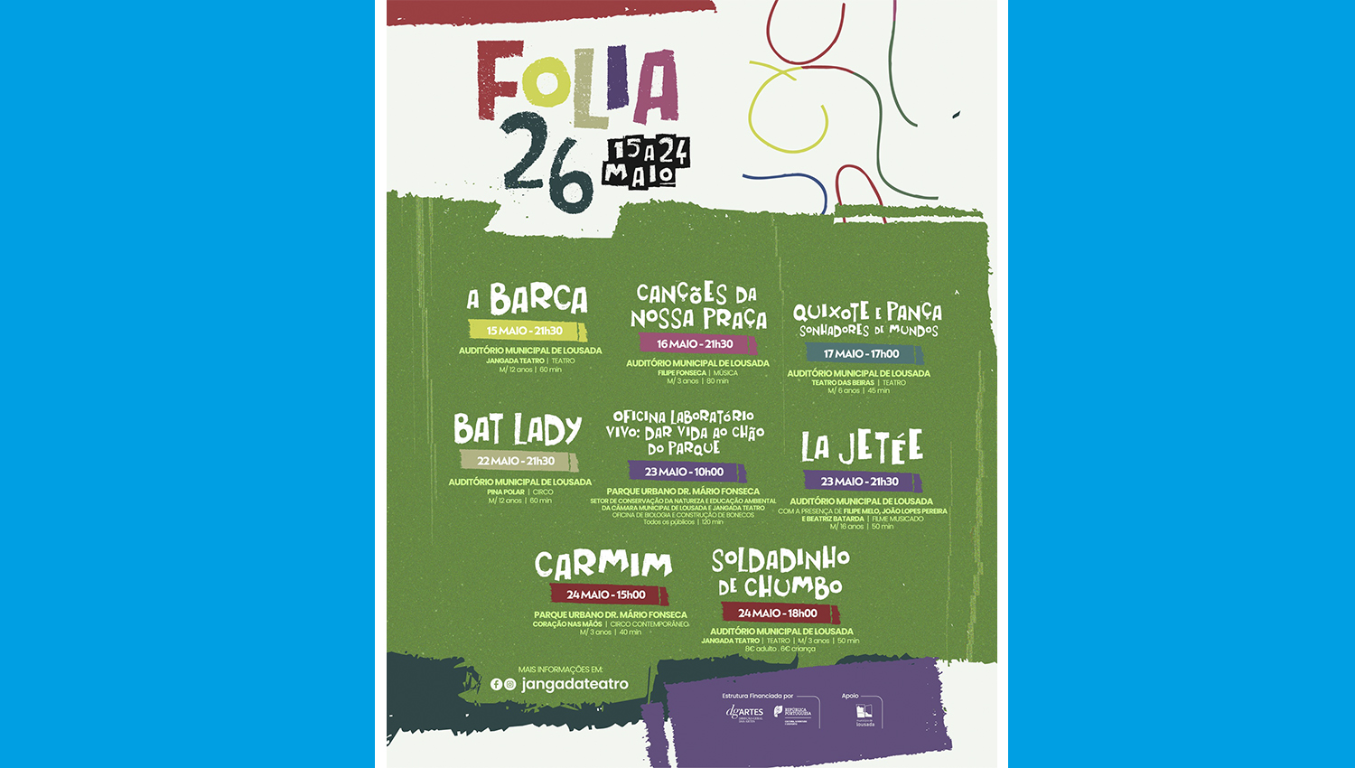 Folia 26: Festival de Artes do Espetáculo regressa a Lousada de 15 a 24 de maio 3 Folia Lousada26