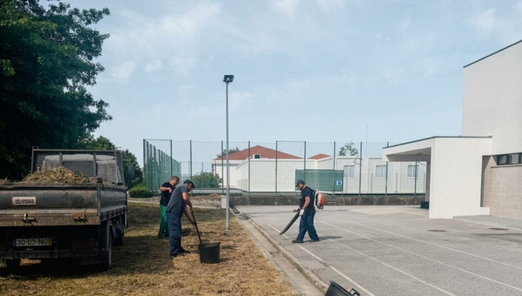 Juntas de Carvalhosa, Eiriz e Sanfins unem esforços para requalificar exterior de escola básica 1 Limpeza EB23 Eiriz