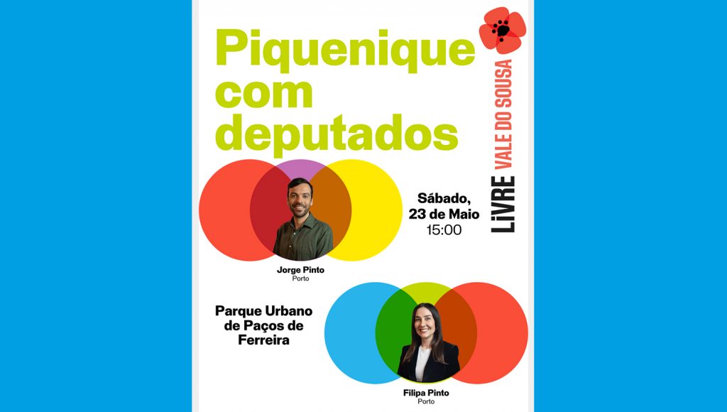 LIVRE promove piquenique em Paços de Ferreira com os deputados Filipa Pinto e Jorge Pinto 1 LivreValeSousa