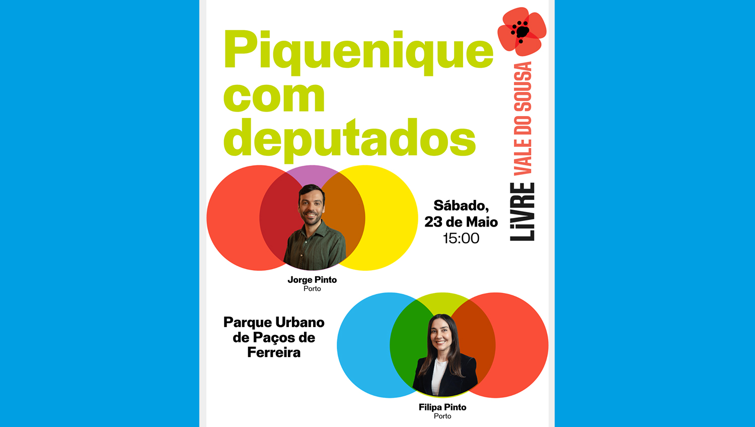 LIVRE promove piquenique em Paços de Ferreira com os deputados Filipa Pinto e Jorge Pinto 3 LivreValeSousa