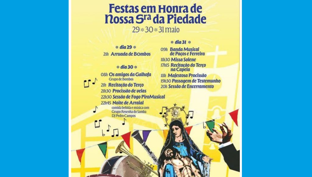 Moinhos engalana-se para as Festas em Honra de Nossa Senhora da Piedade 1 Moinhos SraPiedade