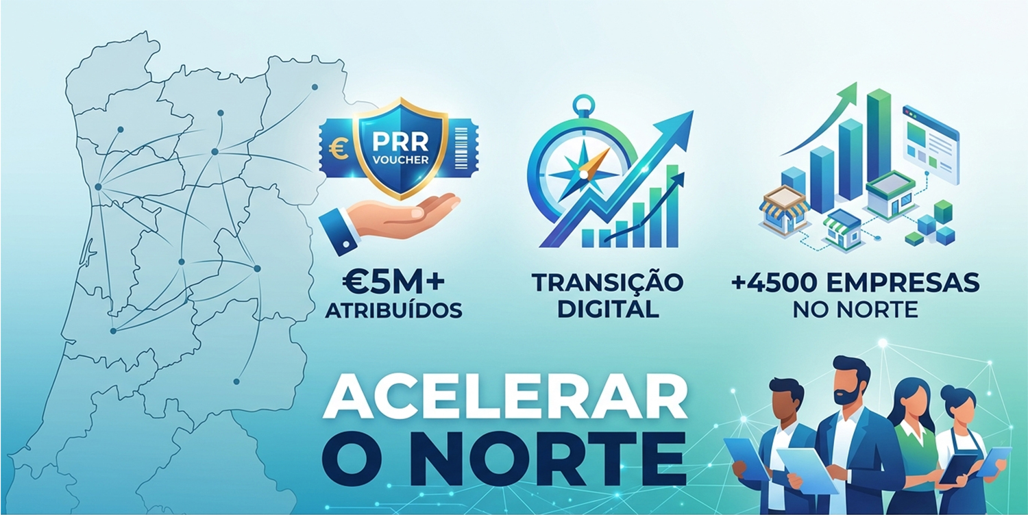 PRR: Projeto “Acelerar o Norte” já injetou 5 milhões de euros na digitalização de 4.500 empresas 3 PRR Digital fin