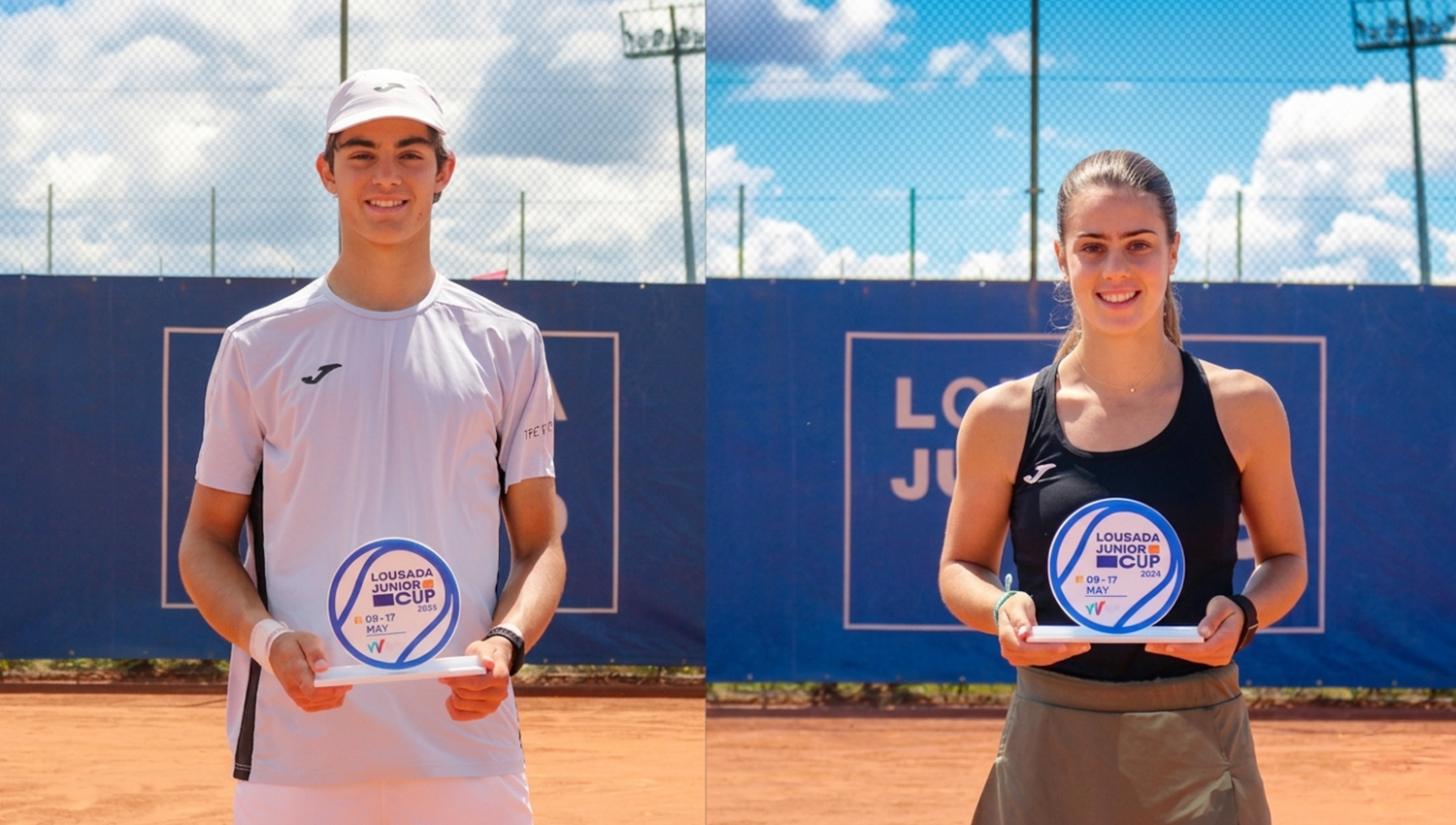 Espanhóis Adolfo Abascal e Marta Gayoso conquistam Lousada Junior Cup I 3 TenisLousadaFINAL1