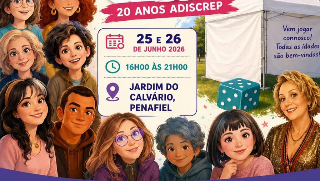 ADISCREP assinala 20 anos com exposição intergeracional no Jardim do Calvário 1 ADISCREP
