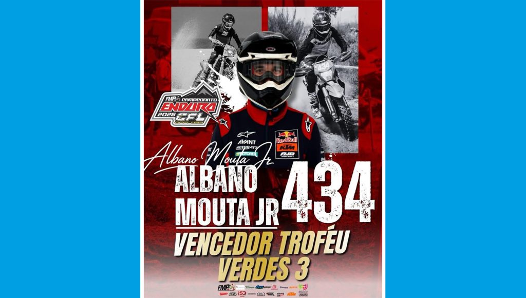 Albano Mouta Júnior conquista Troféu Verdes 3 no Campeonato Nacional de Enduro 1 AlbanoMoutaJR Enduro