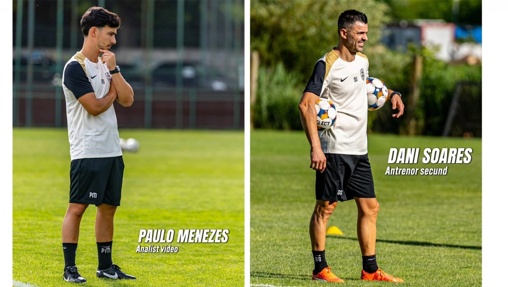 CFR Cluj em português: António Folha lidera equipa técnica com Dani Soares e Paulo Menezes 1 PMensesDaniSoares1