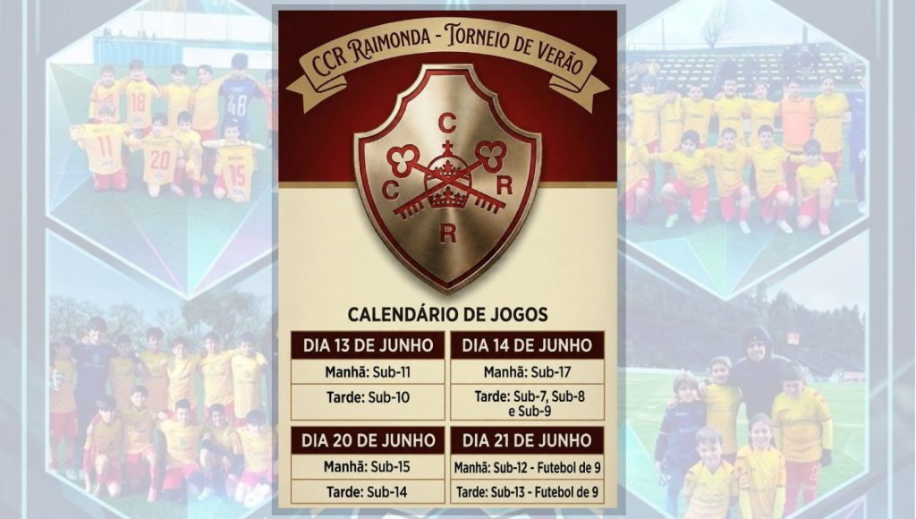 CCR Raimonda apresenta Torneio Juvenil que decorrerá este mês 1 TorneioRaimondaFINAL