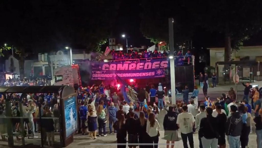 SC Freamunde faz festa de campeão no centro da cidade 1 freamunde1 1