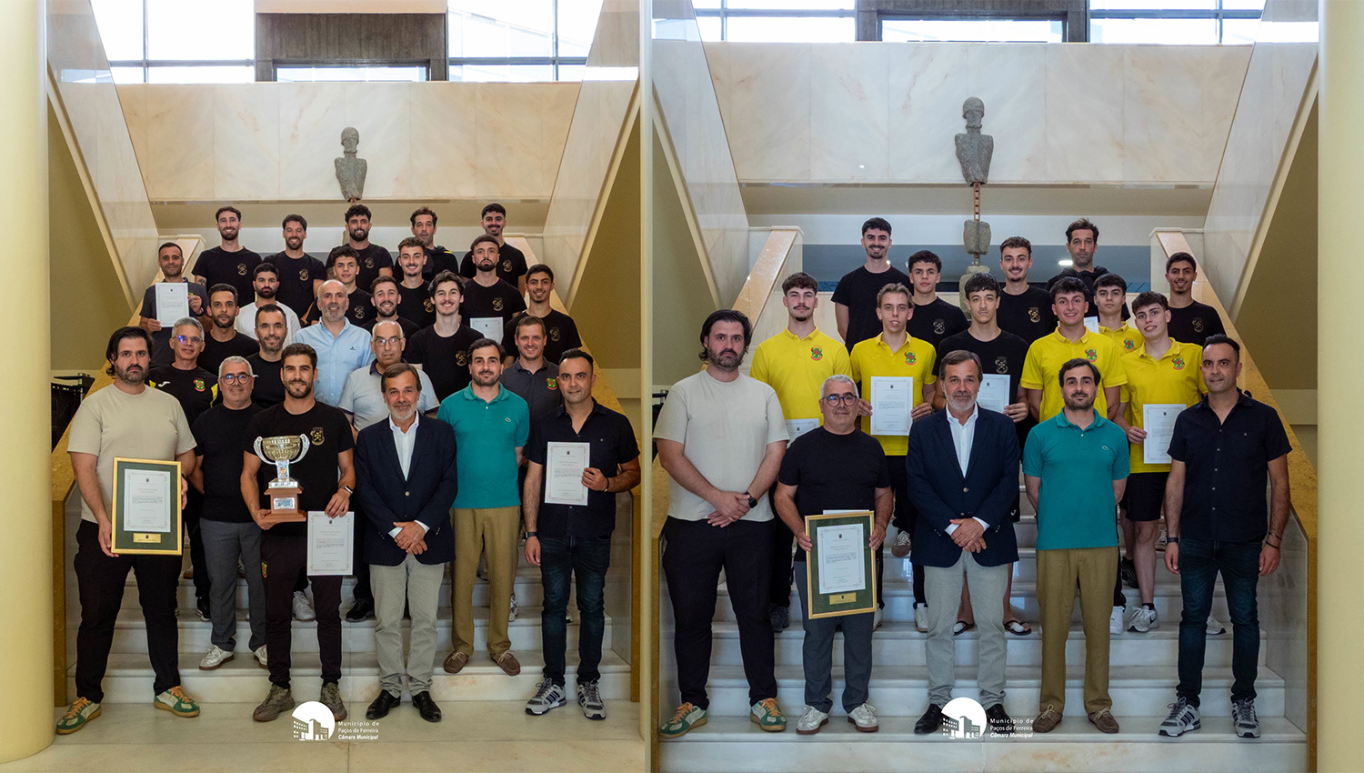 Município distingue Futsal do FC Paços de Ferreira com Diploma de Mérito e Voto de Louvor 3 FutsalPAC AeB